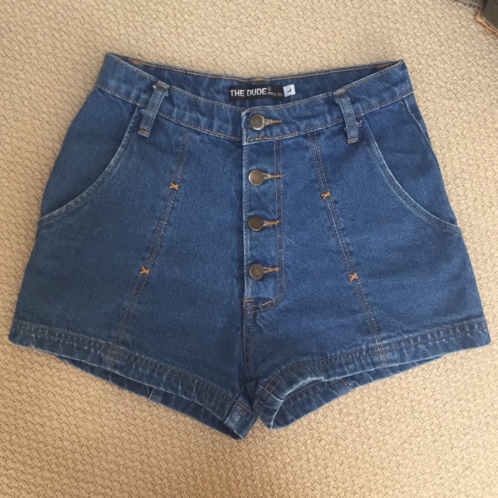 High Waisted Jean Shorts